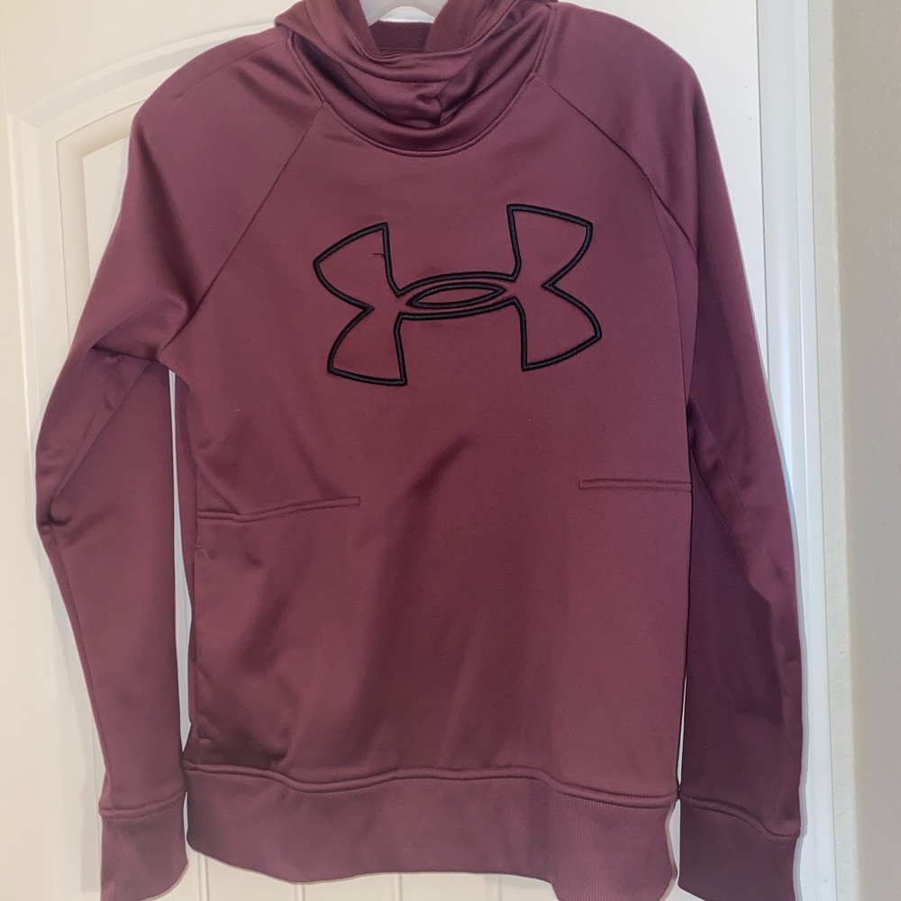 Plum colored under armor hoodie